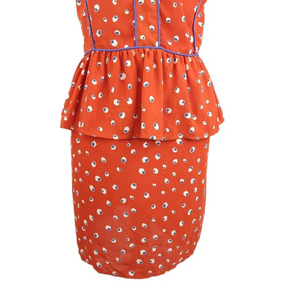 Pure Sugar Sundress Womens Size L Spaghetti Straps Red Blue Floral Dress NEW - Picture 8 of 11